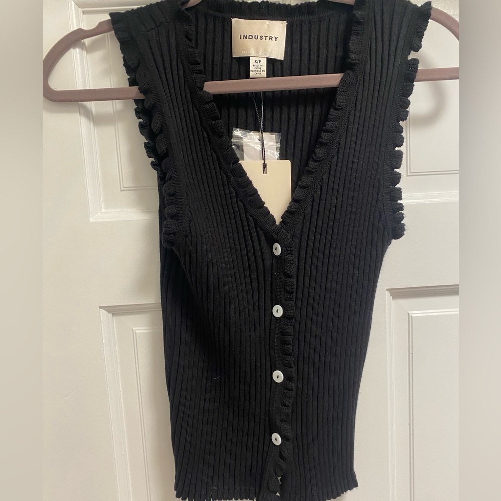 Black tank sweater